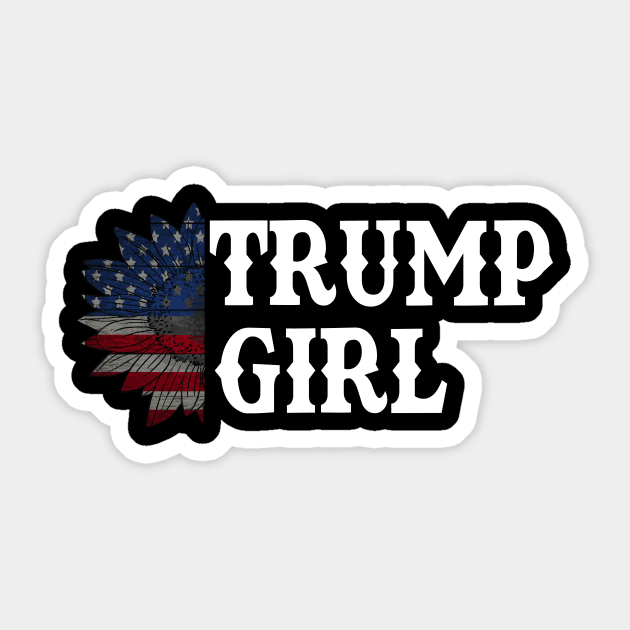 TRUMP GIRL Sticker by urlowfur